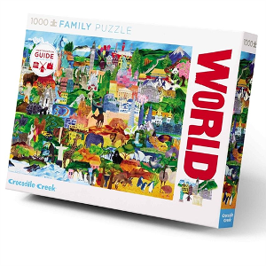 World Collage Family Puzzle